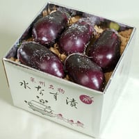 【２５】水なすの浅漬(ぬか漬)(5個入)　<※お届け日指定不可> 出荷までに1ケ月前後お時間がかかりますのでご了承ください。