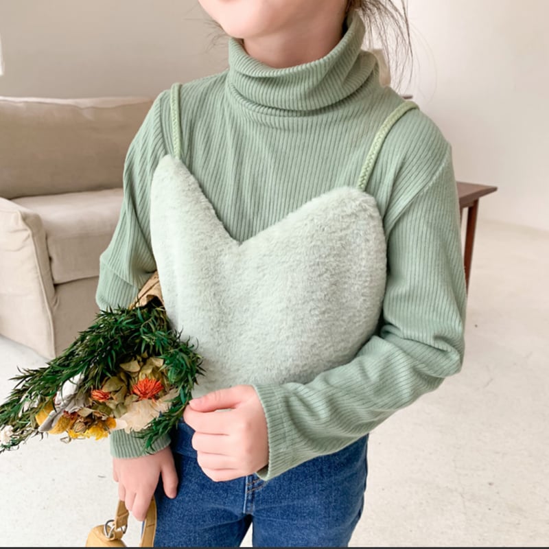 kids【90-140cm】ﾄｯﾌﾟｽ＋ﾌｧｰﾋﾞｽﾁｪｾｯﾄ【ﾐﾝﾄｸﾞﾘｰﾝ】#822 | 