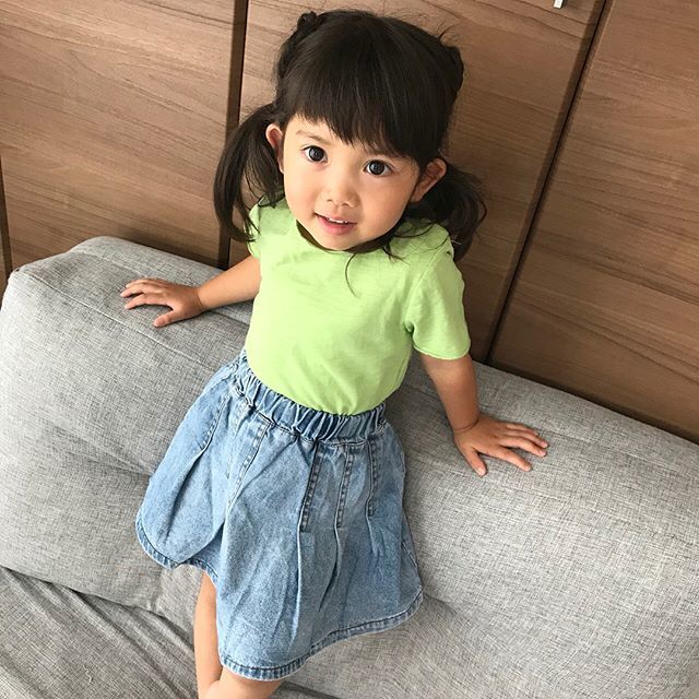 ☺︎kids☻ふんわりﾌﾚｱﾃﾞﾆﾑｽｶｰﾄ | smilekids888