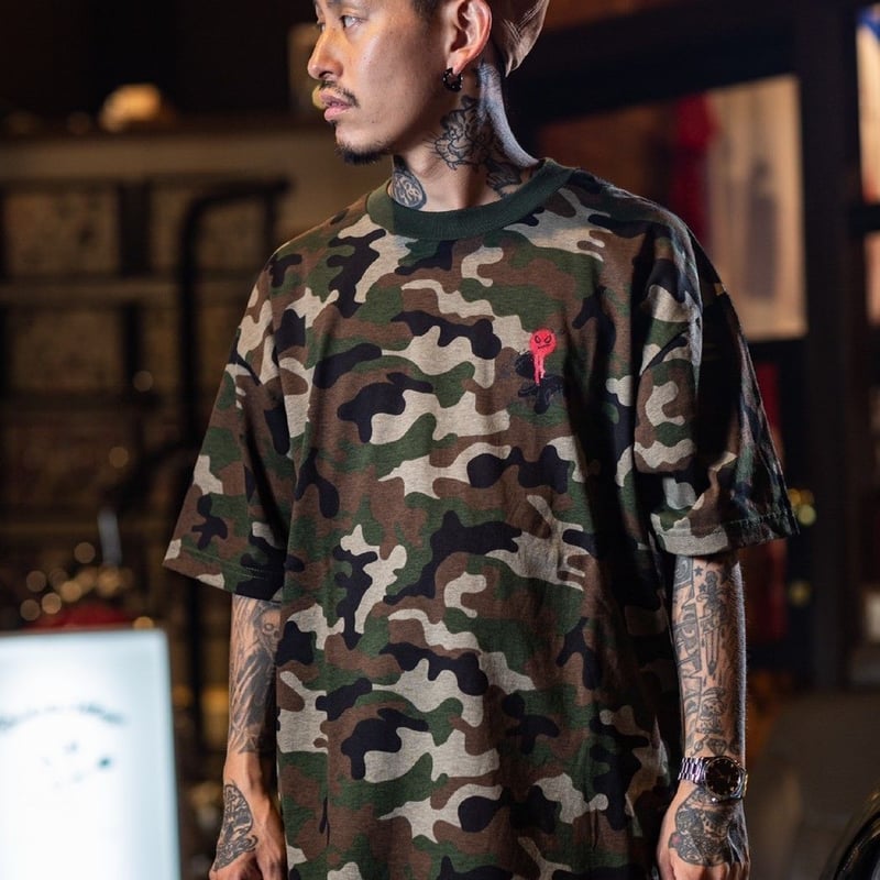 red jap Demon 六星Tシャツ(RV042) | Rockstar Village