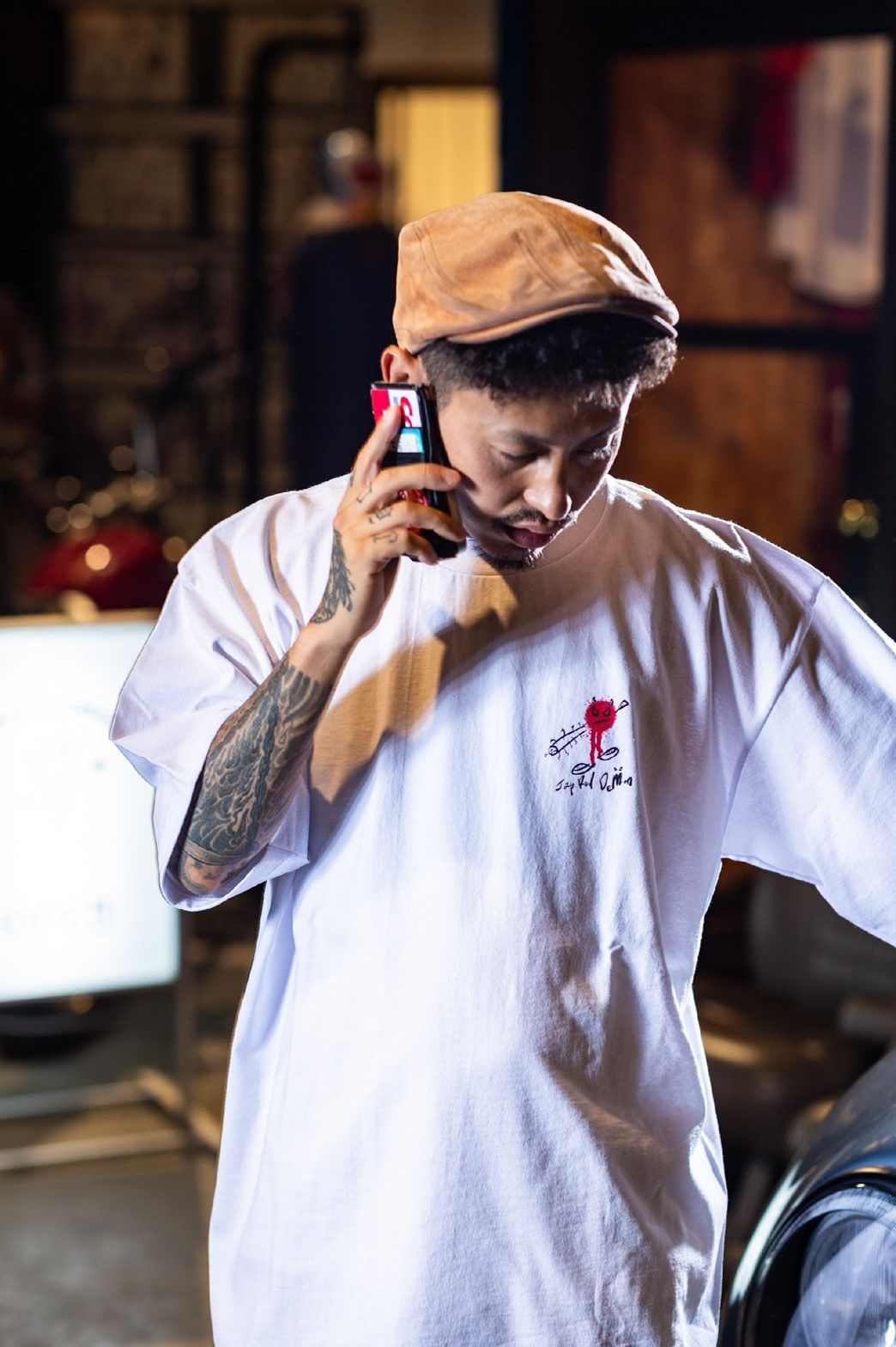 red jap Demon 六星Tシャツ(RV042) | Rockstar Village