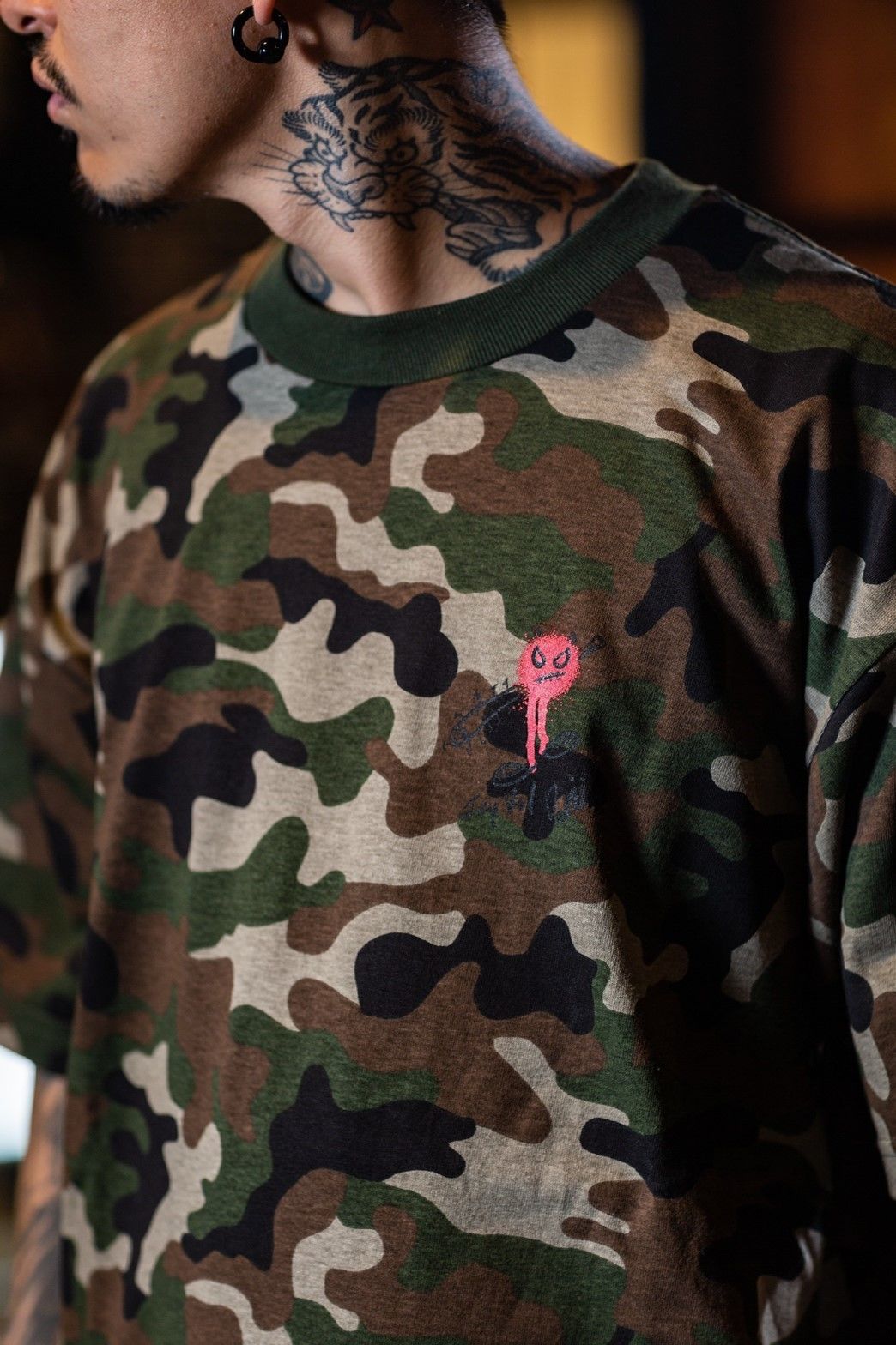 red jap Demon 六星Tシャツ(RV042) | Rockstar Village