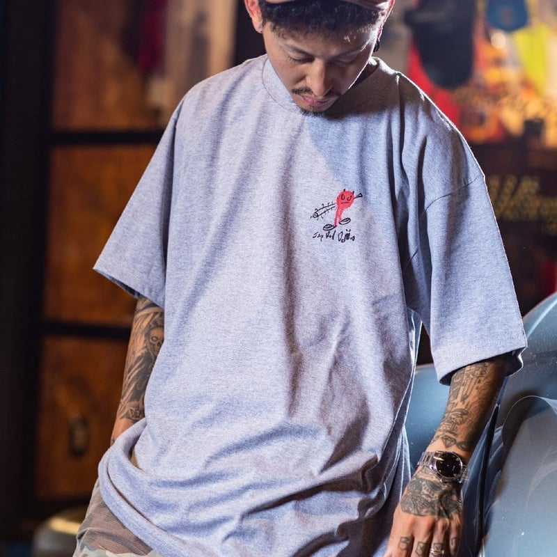 red jap Demon 六星Tシャツ(RV042) | Rockstar Village