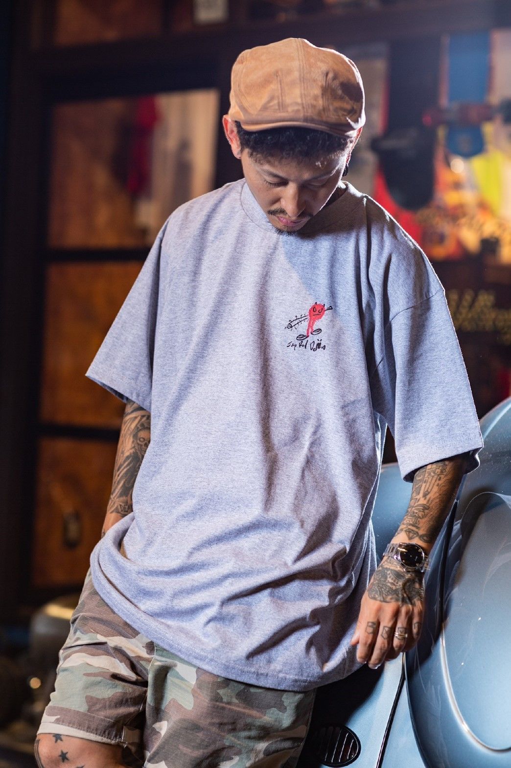 red jap Demon 六星Tシャツ(RV042) | Rockstar Village