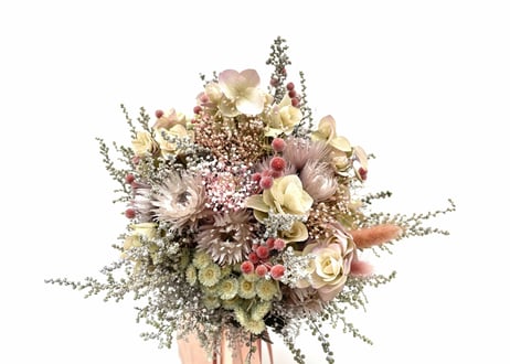 Bouquet_Rose dragée_No.001