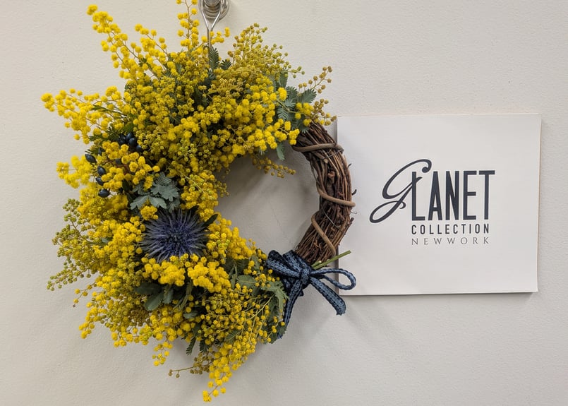 1.ミモザハーフリース 1点限り】ミモザ ハーフリースA | Glanet collection