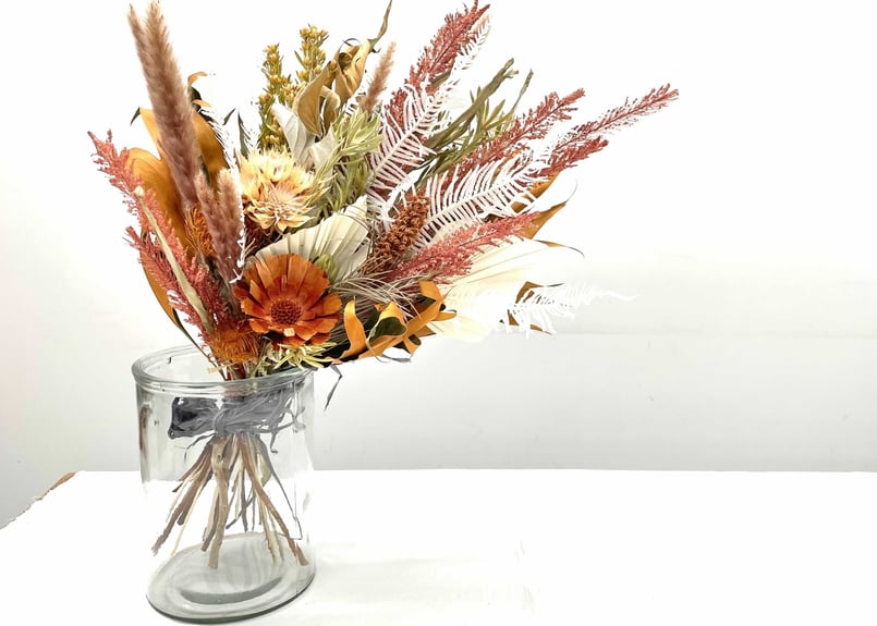 西麻布】Workshop：秋色のドライフラワースワッグ【 2021年9月23日 (木