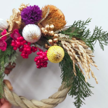 しめ縄リースNo.3 【公式通販】