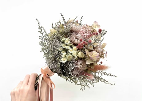 Bouquet_Rose dragée_No.001