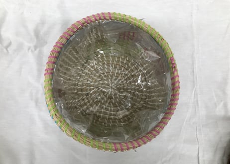 【Basket】インテリアバスケット(マルチカラー)