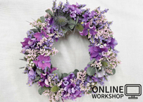 【オンライン】Workshop：あじさいのリース【 2021年5月29日（土）】