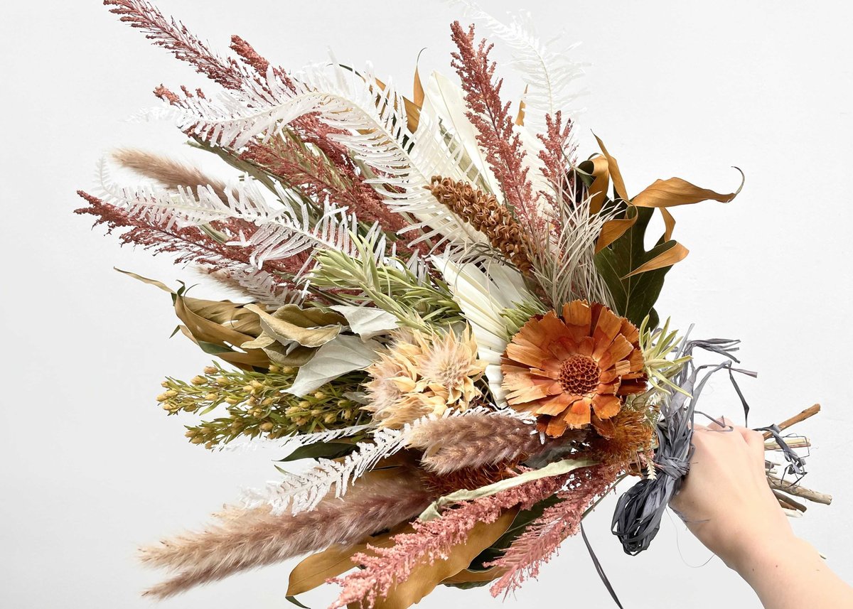 秋色スワッグ✴ドライフラワー28cm fit=scale-down,w=1200