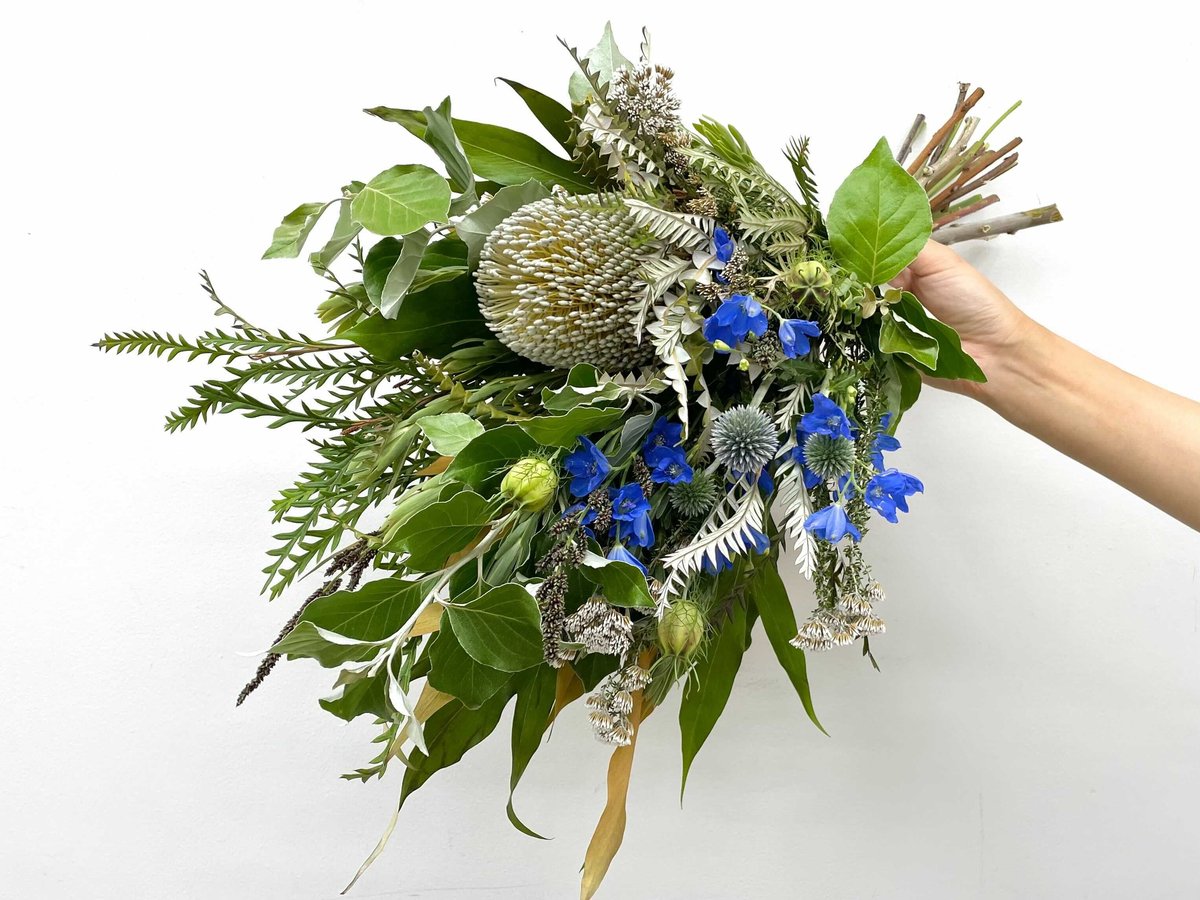 布花_スワッグ 西麻布】Workshop：初夏のグリーンスワッグ【 2021年7月17日 (土