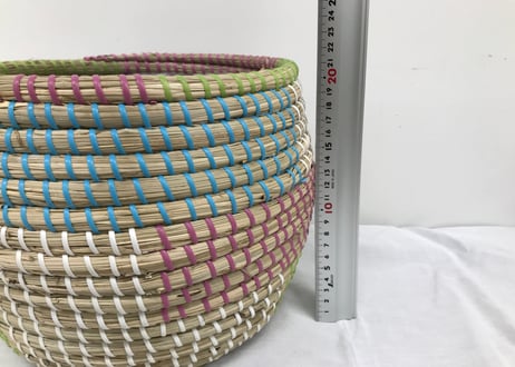 【Basket】インテリアバスケット(マルチカラー)
