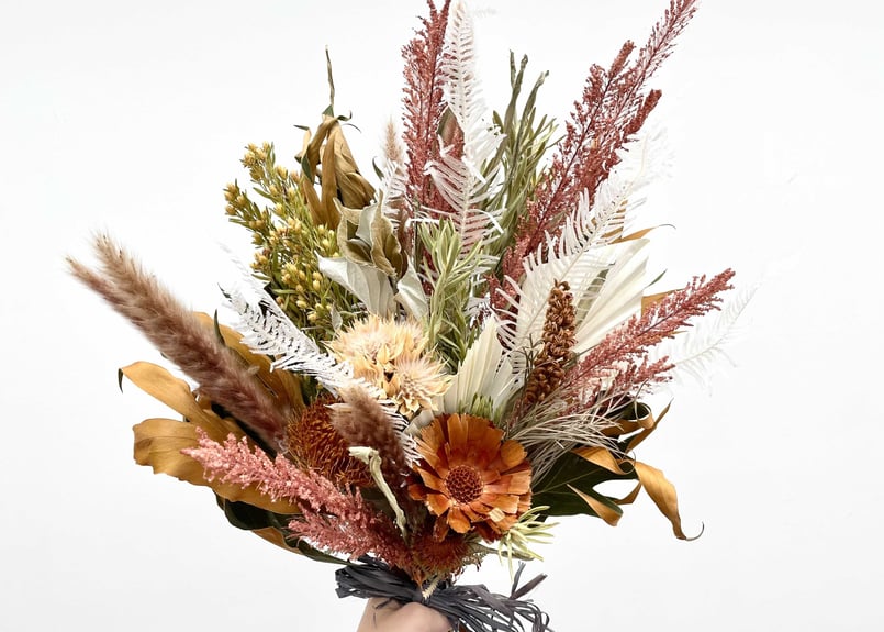 西麻布】Workshop：秋色のドライフラワースワッグ【 2021年9月23日 (木