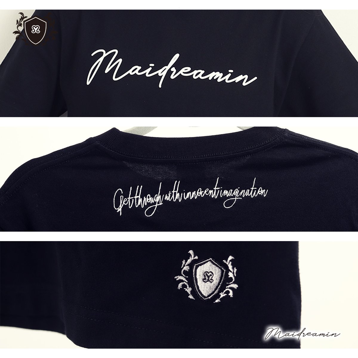 オーダーメイドTシャツ　オリジナルTシャツ 数量限定】maidreaminオリジナルTシャツ『MD.Street-Line』〈100