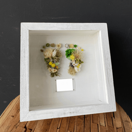 footprint flower  ガラスケースver