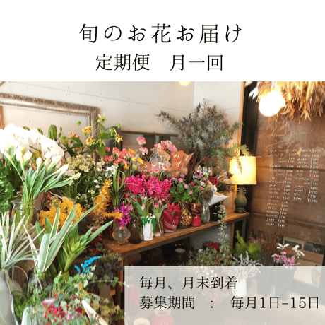 毎月1回の定期便