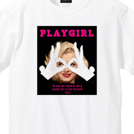 RARETE (ラルテ)  PLAYGIRL  Tシャツ