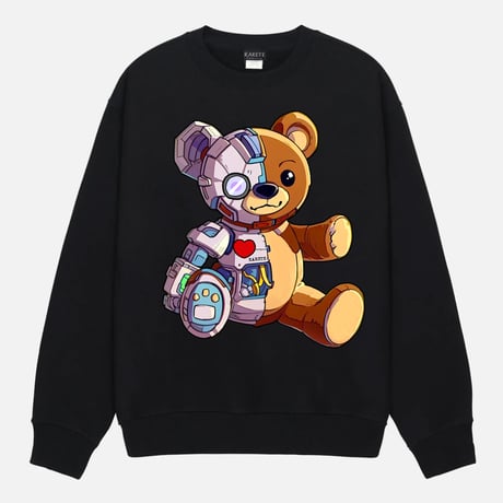RARETE (ラルテ)  テディベア Teddy bear ロボ メカ　スエット トレーナー  のコピー