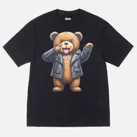 RARETE (ラルテ)  テディベア Teddy bear2025 あっかんベー　Tシャツ