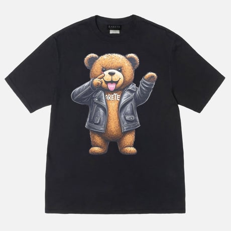 RARETE (ラルテ)  テディベア Teddy bear2025 あっかんベー　Tシャツ