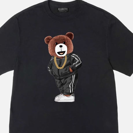 RARETE (ラルテ)  テディベア Teddy bear Jersey Gold Neck  Tシャツ