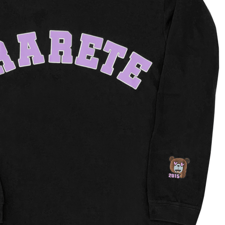 RARETE (ラルテ)  BLACK ×LIGHTPURPLE ROGO ロンT