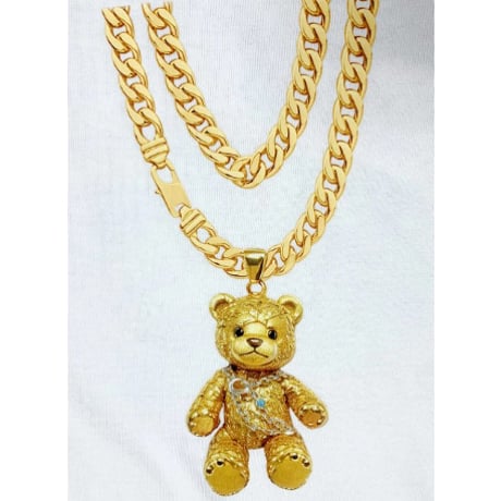 RARETE (ラルテ) Necklace ネックレス テディベア Teddy bear  Tシャツ