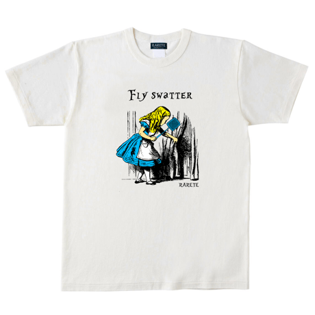 RARETE (ラルテ)  Fly swatter  Tシャツ ホワイトナチュラル