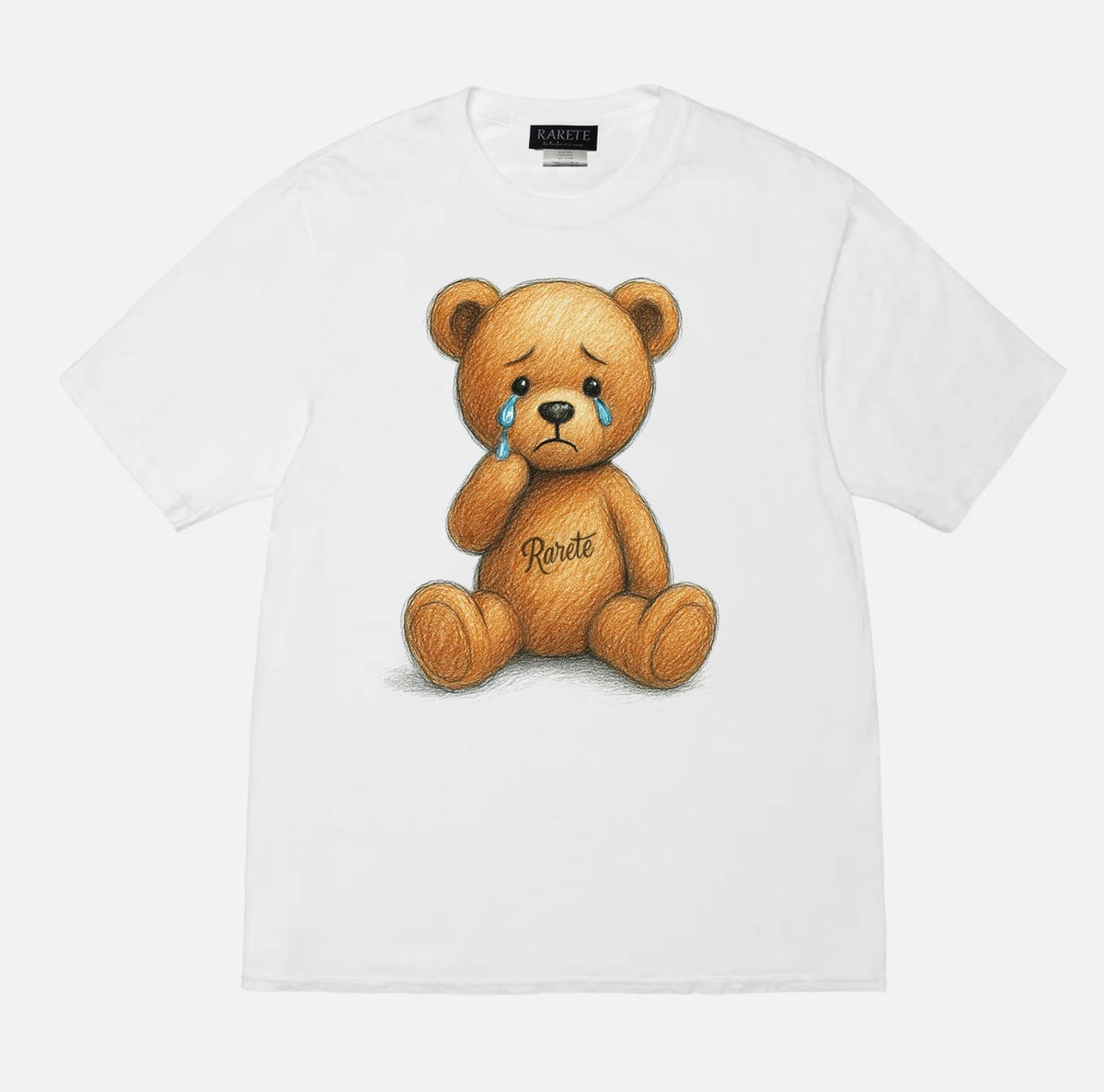 RARETE (ラルテ) テディベア Teddy bear 色鉛筆 泣いちゃった ラフ T