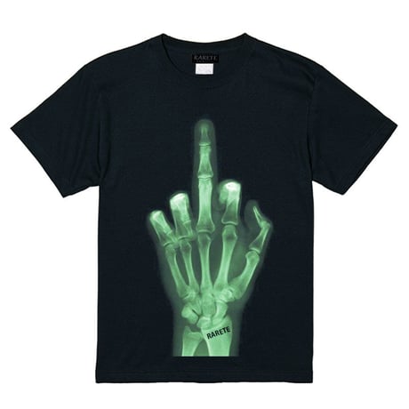 RARETE (ラルテ)  x-ray fucXX　Tシャツ  ブラック