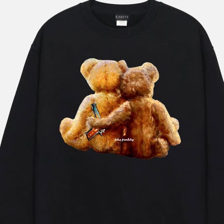 RARETE (ラルテ) false friendship 偽りの友情  テディベア Teddy bear スエット トレーナー