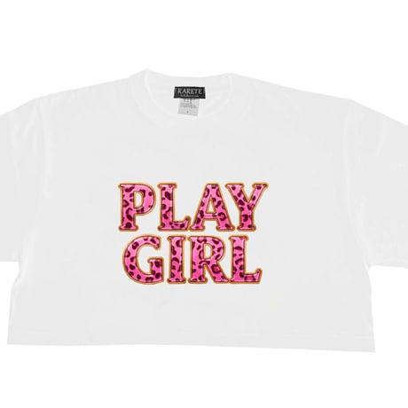 RARETE (ラルテ)  PLAY GIRL ヒョウ柄 ピンク Tシャツ Short レディース