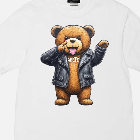 RARETE (ラルテ)  テディベア Teddy bear2025 あっかんベー　Tシャツ