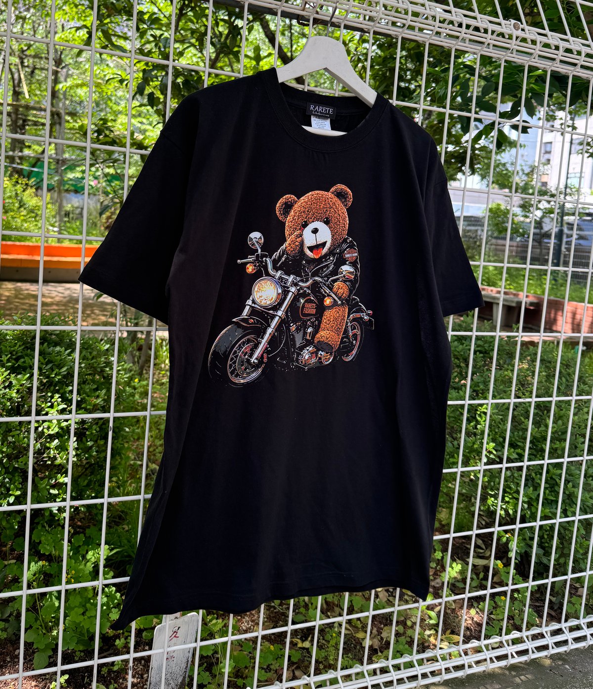 RARETE (ラルテ) テディベア Teddy bear バイク Tシャツ | Raret