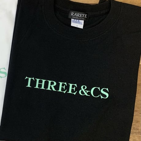 RARETE (ラルテ) THREE & CS (三密) ビジョナリーミント  ブラック  Tシャツ