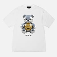 RARETE (ラルテ) テディベア シルバー 3D スマイル Tシャツ