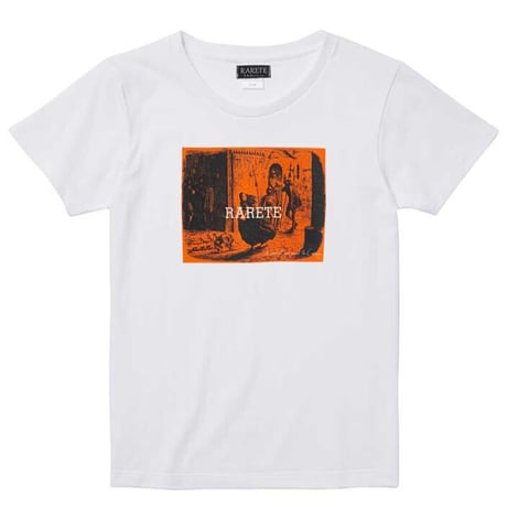 RARETE (ラルテ)   She overslept and missed the Carriage  Tシャツ  ホワイト  (レディース）