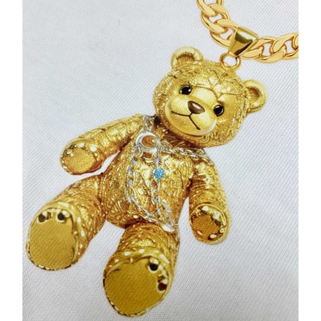 RARETE (ラルテ) Necklace ネックレス テディベア Teddy bear  パーカー ホワイト