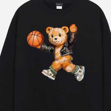 RARETE (ラルテ)  basketball テディベア Teddy bear　スエット トレーナー