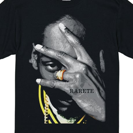 RARETE (ラルテ)   スヌープドッグ pose Tシャツ ブラック