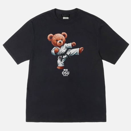 RARETE (ラルテ) テディベア Teddy bear 押忍 Osu Tシャツ