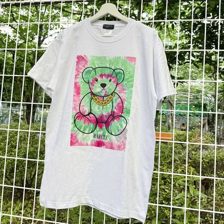 RARETE (ラルテ) テディベア Teddy bear タイダイ柄 Tシャツ
