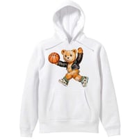 RARETE (ラルテ)  basketball テディベア Teddy bear  パーカーホワイト