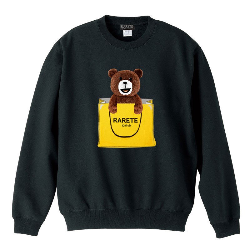 RARETE (ラルテ) テディベア paper bag ブラック | Rarete ラルテ