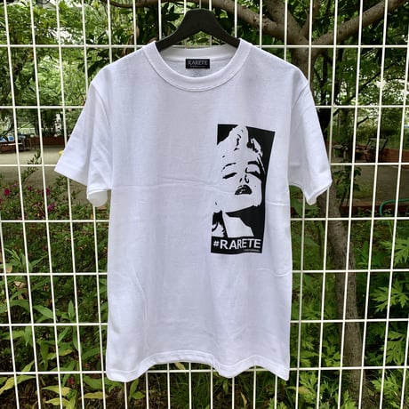 RARETE (ラルテ)  マリリンモンロー ブラック  Tシャツ ホワイト