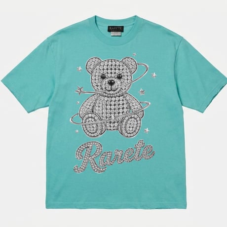 RARETE (ラルテ) テディベア Teddy bear スター プリントストーン Tシャツ