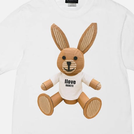 RARETE (ラルテ) ラビット 兎 ウサギ ダンボール Tシャツ