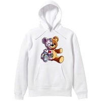 RARETE (ラルテ) Teddy bear ロボ メカ  パーカー ホワイト
